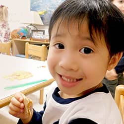 Primary aged boy
